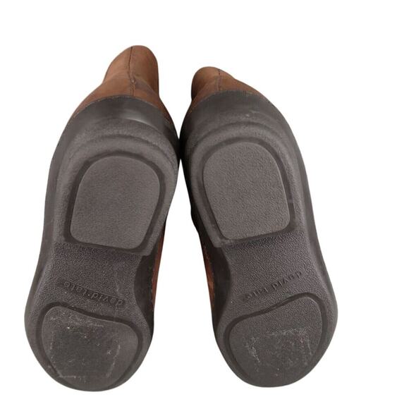 David Tate Shoes Women 6 Bootie Casual Leather Comfort Gore Panel Zip Ankle Boot - Picture 12 of 15